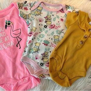 Baby girl body suit bundle